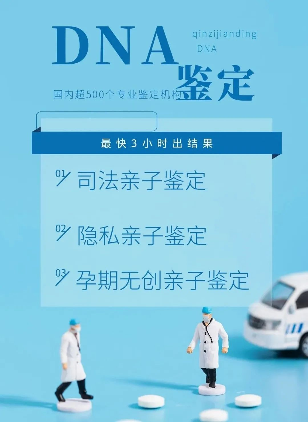廣東省哪些機構實驗室可以辦理DNA親子鑒定報告？