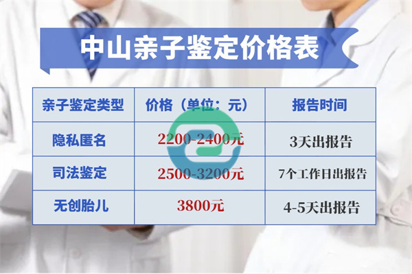 中山親子鑒定并不像你想象的那么&ldquo;天價&rdquo;！